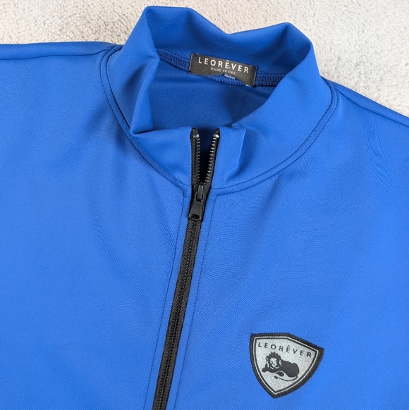 Leorever Other - Leorever Monte Carlo Jacket Mens L Shea Blue Luxury Casual Made in USA